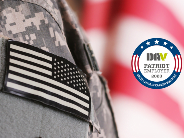 DAV Presents ISI with Patriot Employer Special Recognition for Exceptional Veteran Support